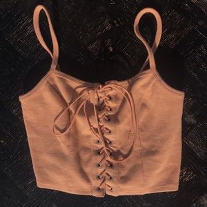 Beige Corset Top- Forever 21